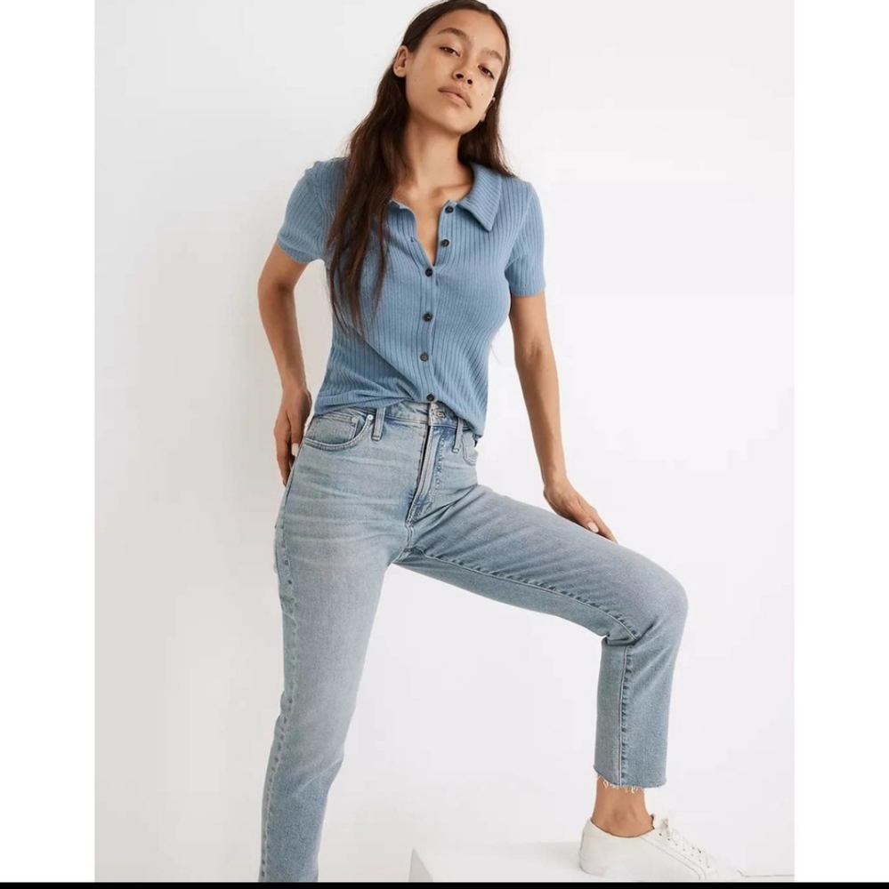 Madewell The Petite Curvy Perfect Vintage Jean in Ellicott Wash Size 29